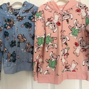 🆕Disney’s Stitch 2 Zip Up Hooded Sweaters